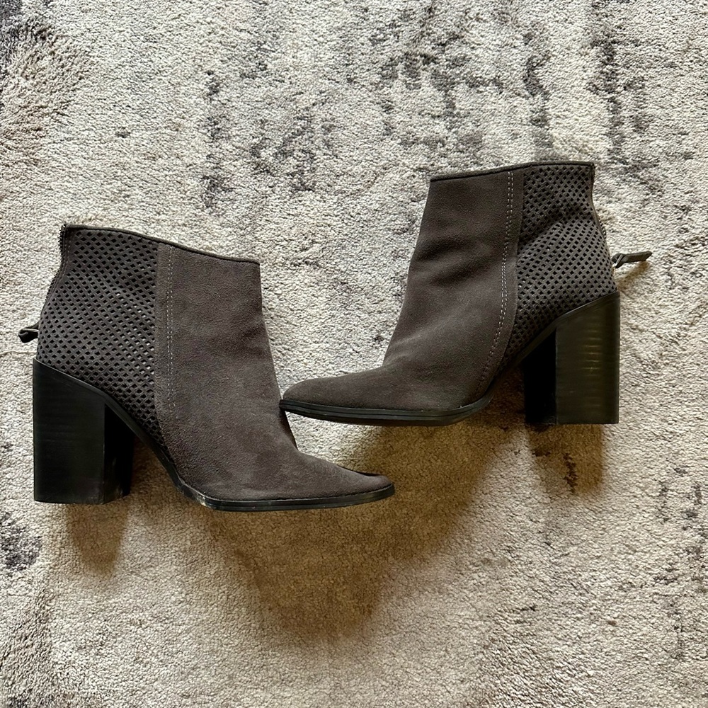 Steve Madden Dark Gray Booties